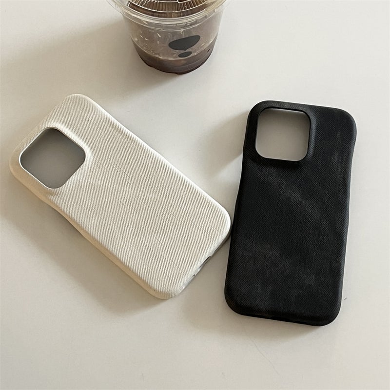 16 solid color Denim phone case for Apple 15/14PROMAX simple protective case iPhone13/12/11 - Image 5