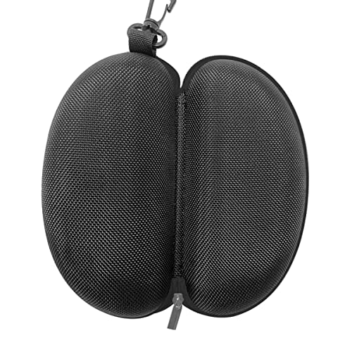 SteelFever 3pcs Zipper Hard Shell Sunglasses Case and Eyeglasses Case Portable Travel Glasses Case with Plastic Hook (Black) - Image 4