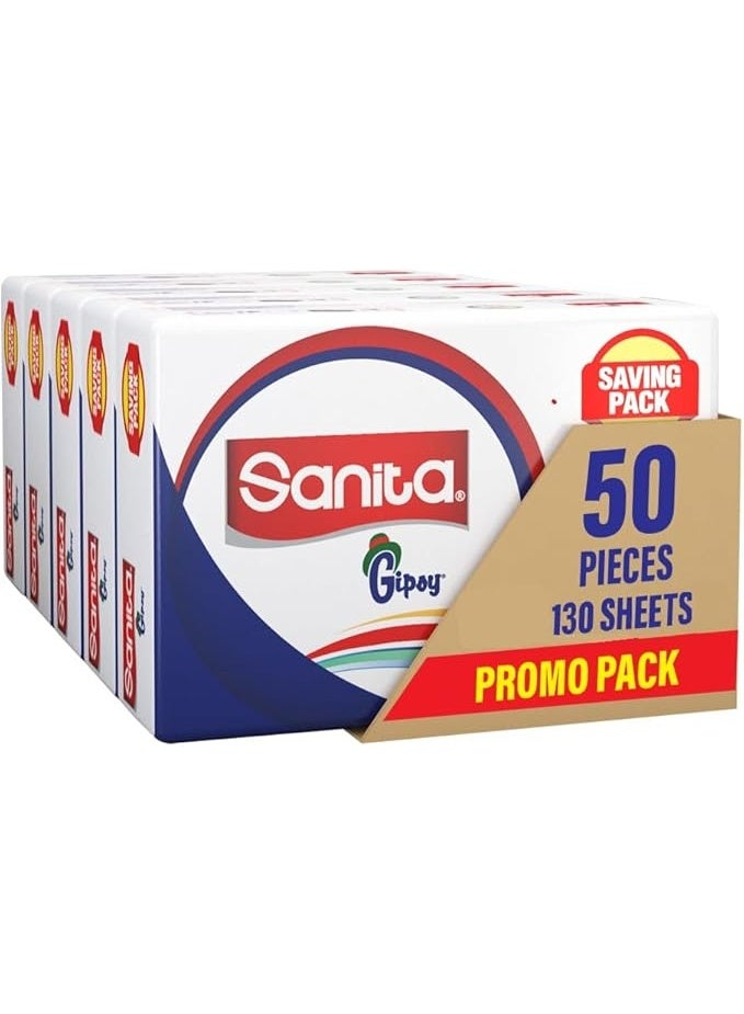 Facial Tissue Gipsy Value Pack 10X5