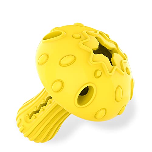 SCHITEC Dog Chew Toy for Large Medium Dogs Rubber Treat Dispensing Toy for Aggressive Chewers Interactive Slow Feeder Tough Puzzle Toys Teeth Cleaning - Image 1