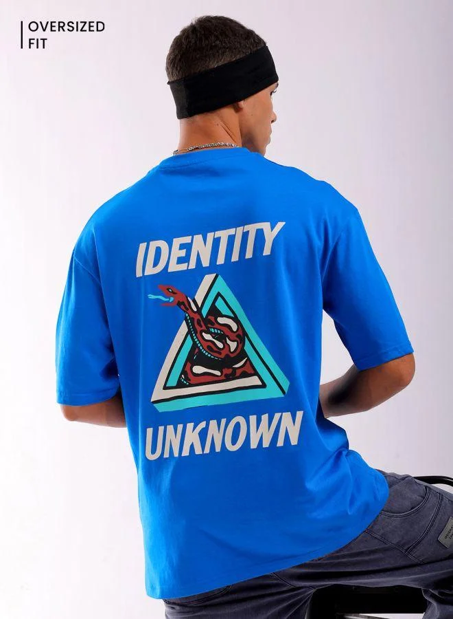 ذا انديان كراج كو Men Boxy Oversized Graphic Back Printed Round Neck Tshirt