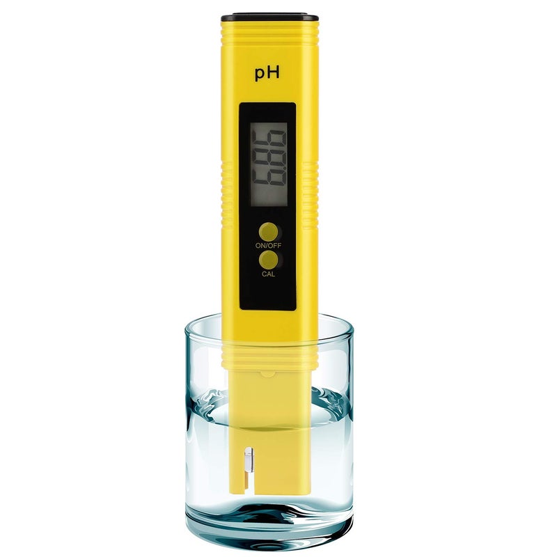 Ruolan PH Meter for Water Hydroponics Digital PH Tester Pen 0.01 High Accuracy Pocket Size with 0-14 PH Measurement Range for Household Drinking, Pool and Aquarium - Image 1