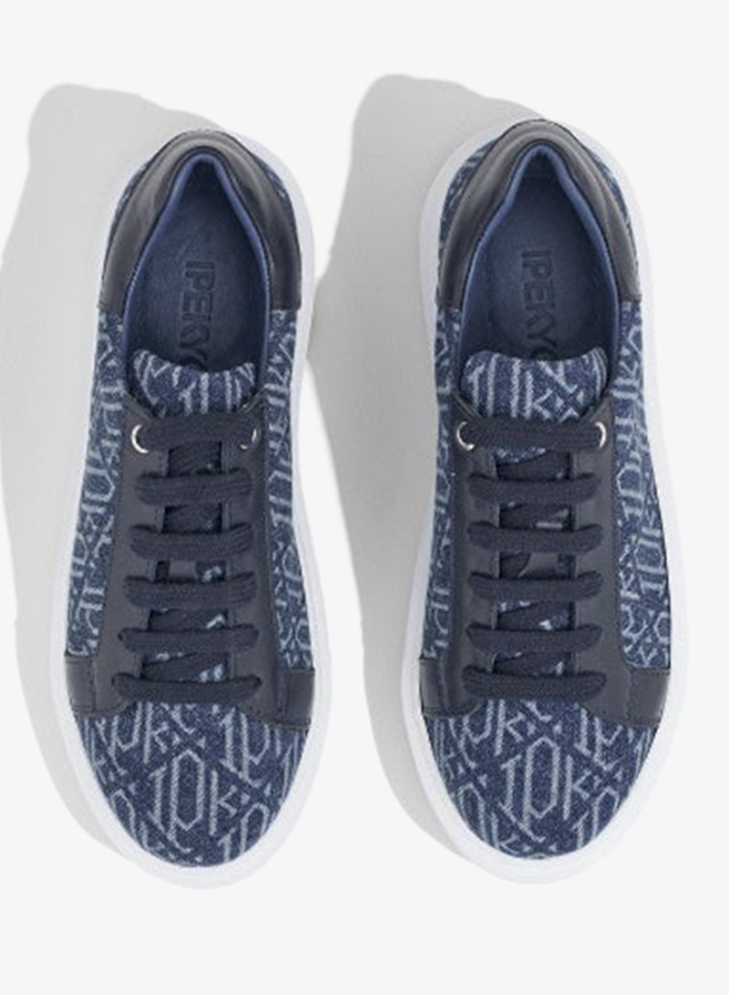 Ipekyol Monogram Denim Sneakers - Image 4