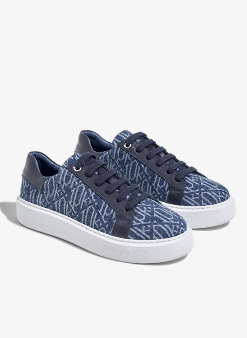 Ipekyol Monogram Denim Sneakers - Image 2