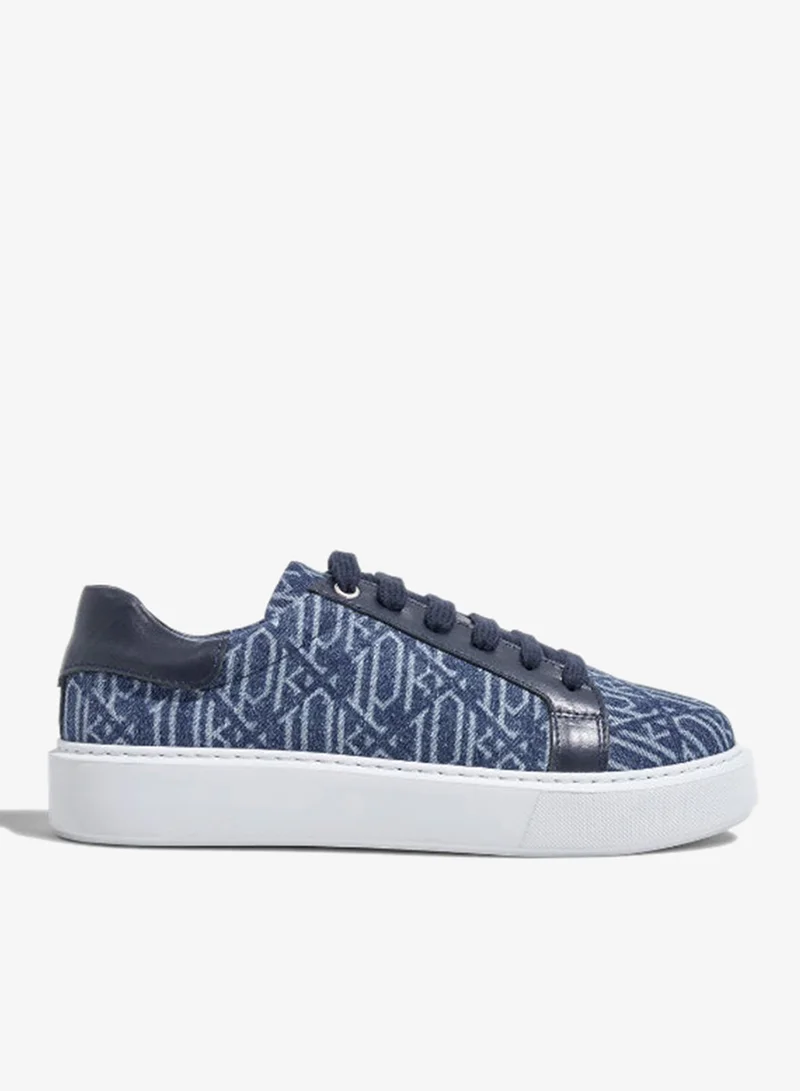 Ipekyol  Monogram Denim Sneakers for Women | Best Price UAE