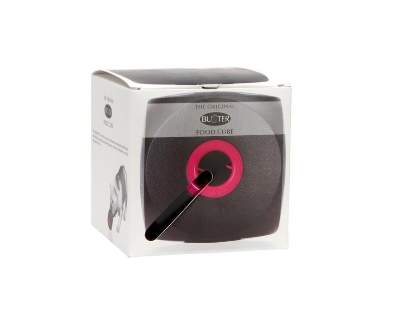 Kruuse BUSTER Cube Dog Toy â€“ Large, Black â€“ Interactive Treat Dispensing Puzzle Feeder for Dogs â€“ Durable, Mentally Stimulating Enrichment Toy for Slower Eating & Boredom Reduction - Image 2