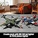 Mr.River WW2 Military Airplane Toy Building Sets Compatible with Lego Me 262 Fighter Jet P51D Plane Army Model Kits for Military Fans Kids Adult - Image 4