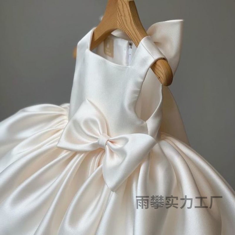 Children'S Princess Dress Dress High-End Western Girl'S Baby Little Flower Girl'S First Year Birthday Evening Dress - Image 2