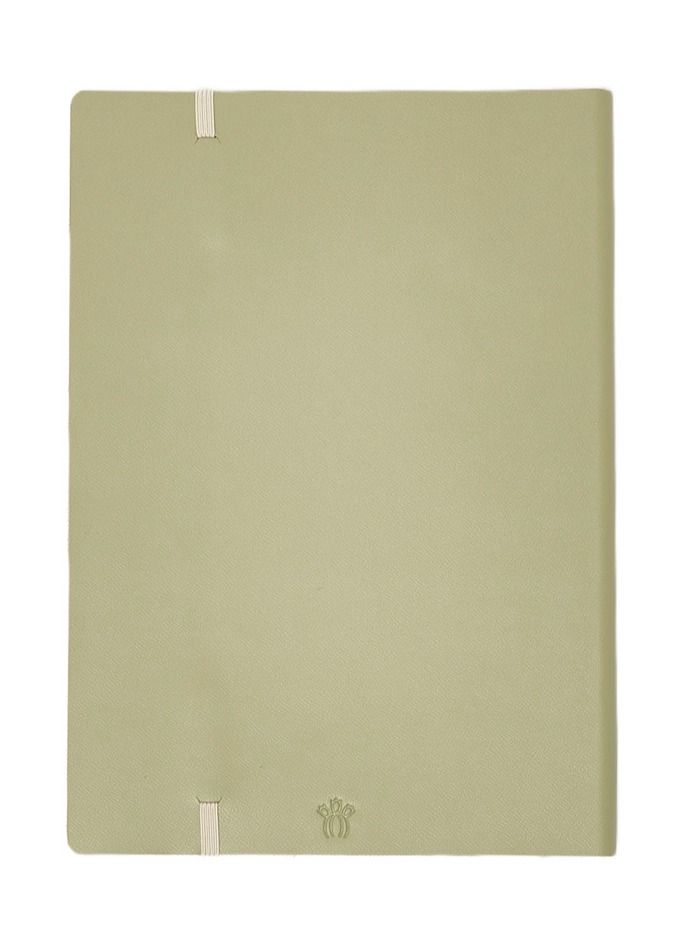 Prickly Pear Green Note Vegan Leather Notebook - Image 2