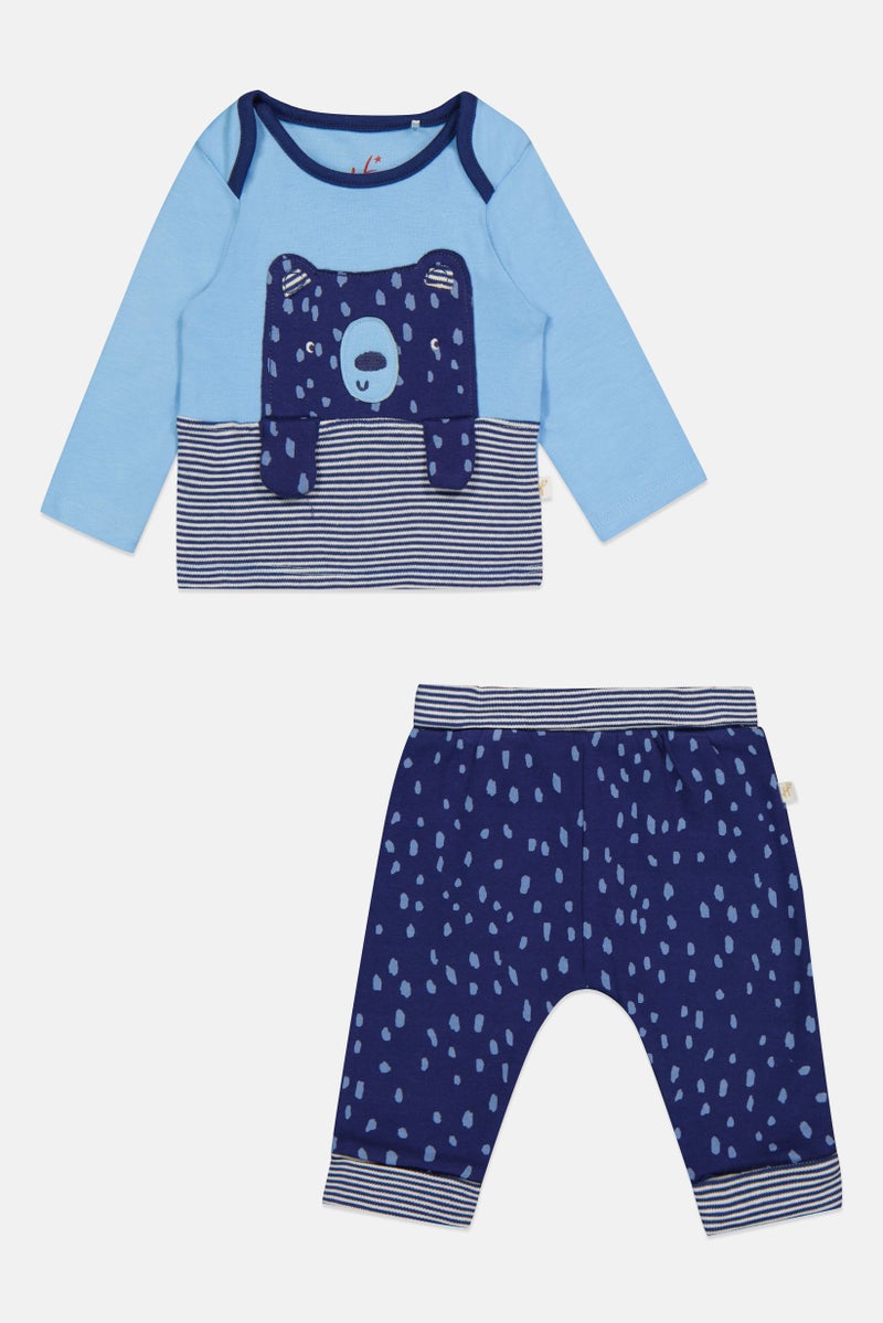 Hamleys Toddlers Boy 2 Pieces Allover Pyjama Set, Multicolor - Image 2