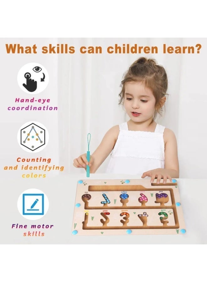 TOY GARDEN Running Pen Game for Kids – Interactive Moving Maze Game with Fast Track and Magnetic Pen | Fun Brain Teaser Toy - Image 3