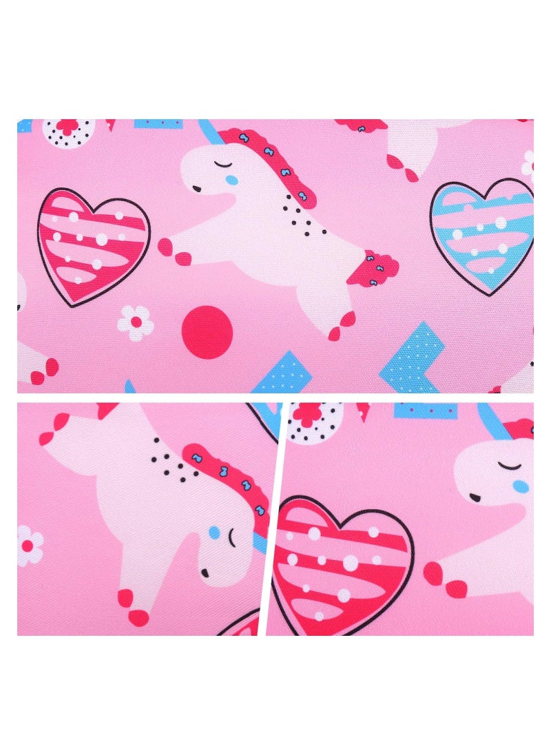 Generic - Toddler Swim Vest Baby Swim Jacket Float Swimming Float Vest Infant Pool Floaties for Swimming Aid Boys Girls Learn to Swim Pink Heart - Image 1