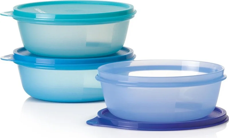 Tupperware Storage and Serving Small Container Set of 3 600 ml