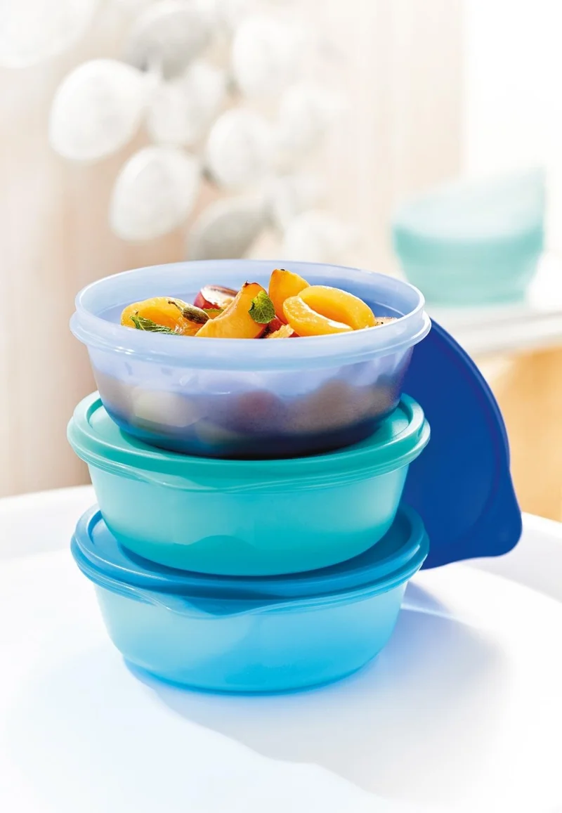 Tupperware Storage and Serving Small Container Set of 3 600 ml