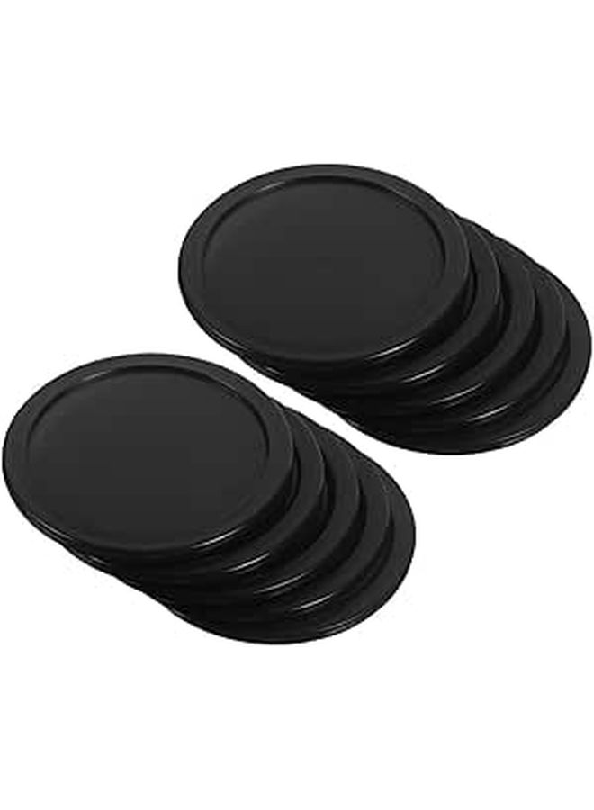 10 Pcs 64mm Plastic Air Hockey Pucks Indoor Game Table Accessories Stable Ice Pieces