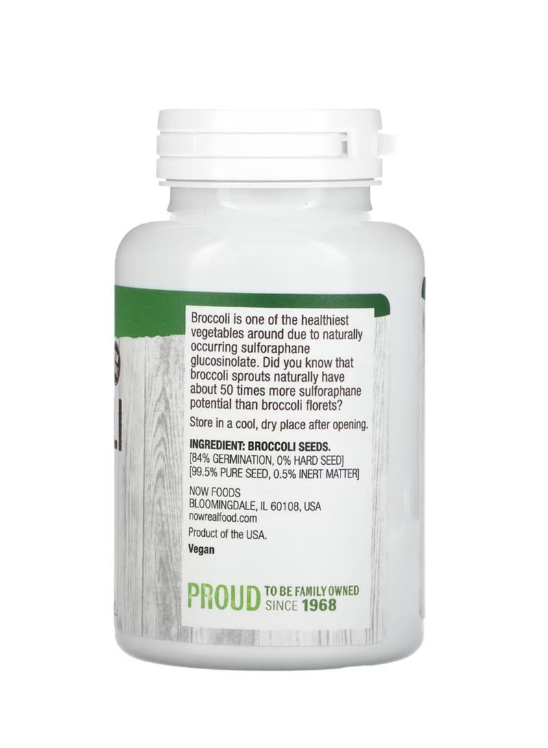 now Real Food Broccoli Seeds 113 G - Image 2