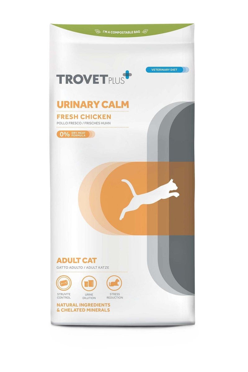 Trovet Trovet Plus Adult CAT Urinary Calm Chicken Veterinary Diets 2,5kg - Image 1