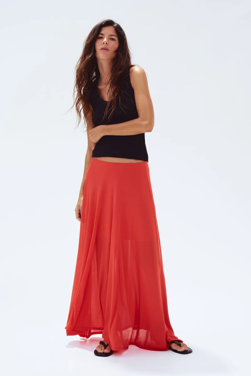 H&M A-line jersey skirt