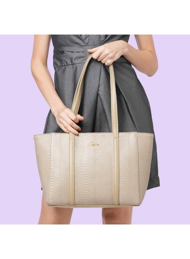 Lavie Women's Croclo Tote (Beige) - Image 2