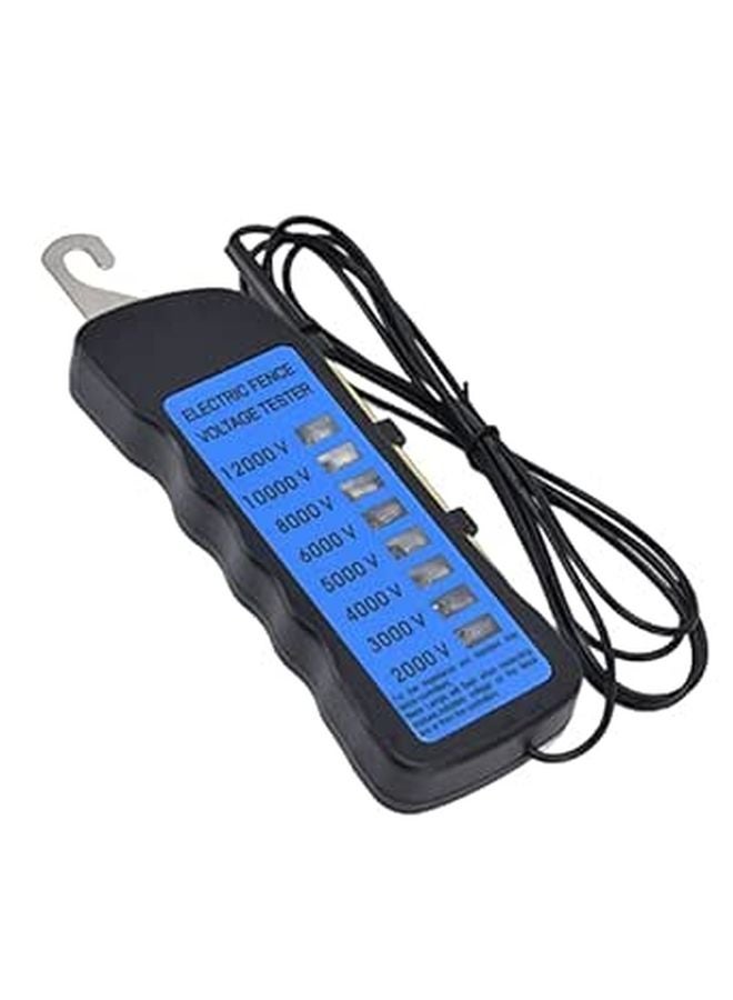 Digital Electric Fence Tester Voltage Fault Finder with 8 Neon Lights 2000V to 12000V - Image 1