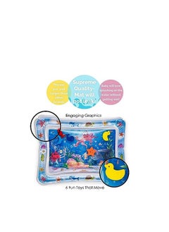 ORiTi ORiTi Inflatable Tummy Time Premium Water mat Infants and Toddlers is The Perfect Fun time Play Activity Center Your Baby's Stimulation Growth  - Image 2