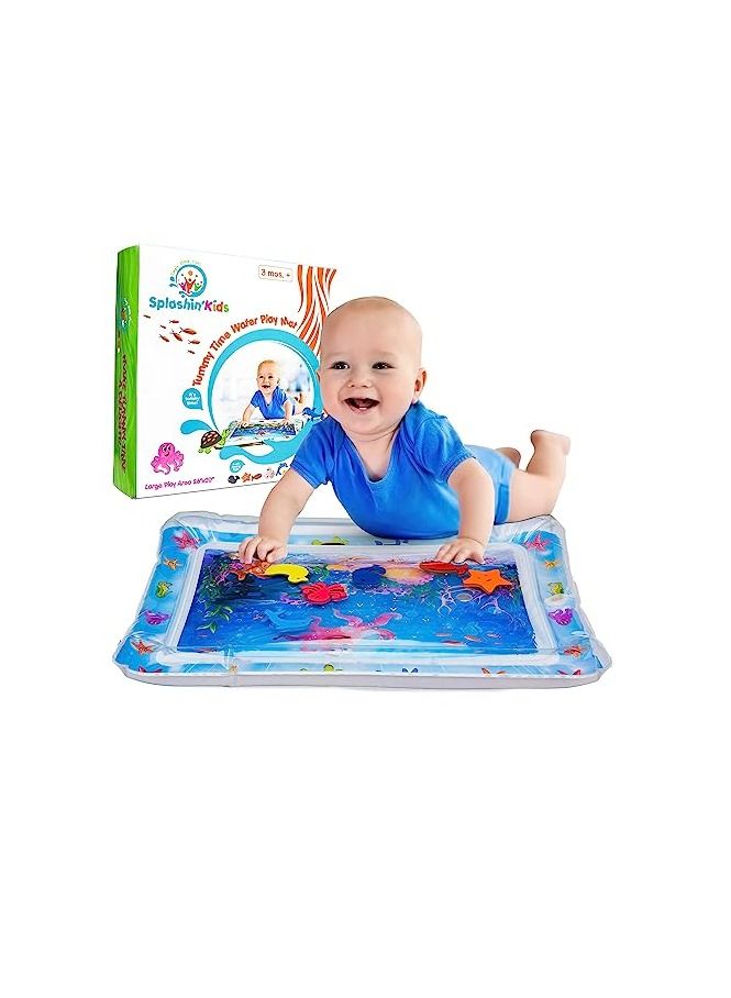ORiTi Inflatable Tummy Time Premium Water mat Infants and Toddlers is The Perfect Fun time Play Activity Center Your Baby's Stimulation Growth - Image 3