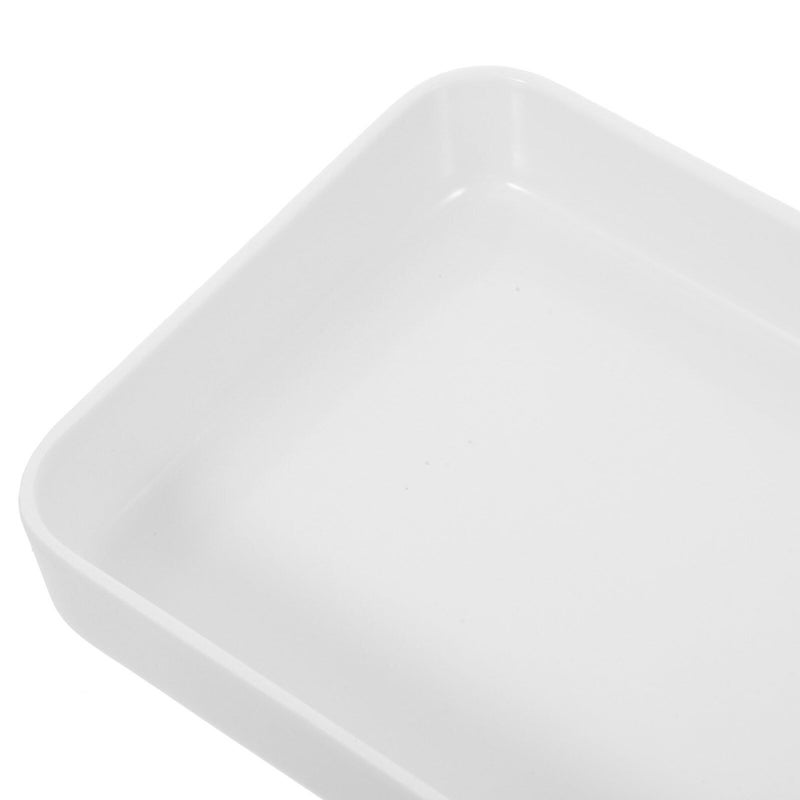 White Vanity Tray For Bathroom Countertop Jewelry Holder And Organizer - Image 5