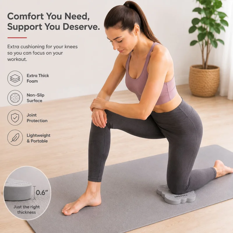 DEEPFIT Knee support pad Gray