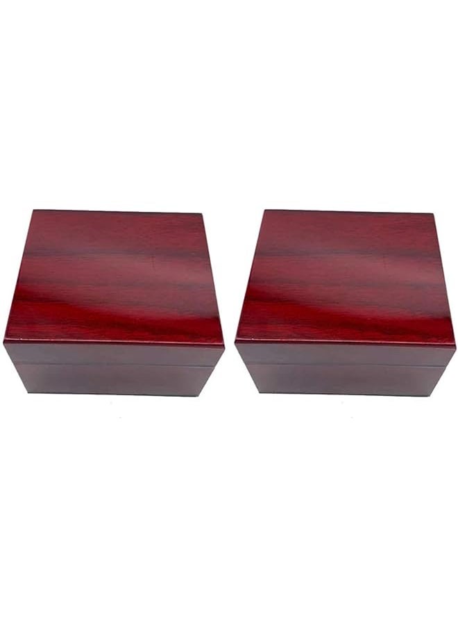 Hemobllo - Watch Gift Boxes Wooden Single Watch Cases Bracelet Bangle Holder Organizer Jewelry Storage Organizer Display Box - Image 1