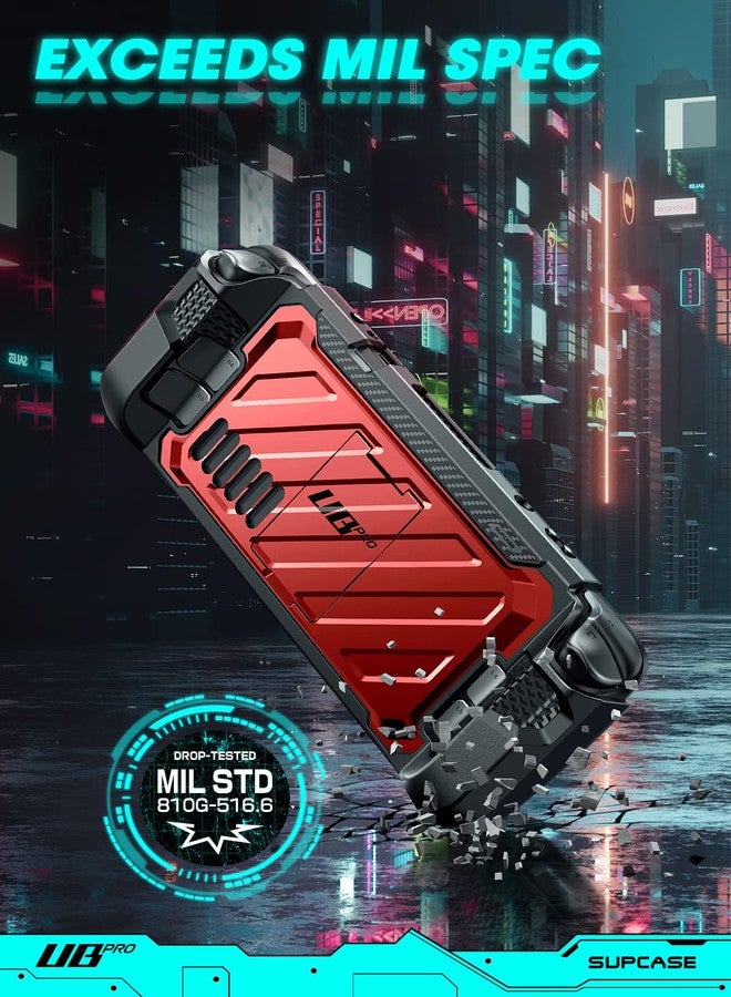 SUPCASE [Unicorn Beetle Pro Series] Case Designed for Steam Deck (2022) / Steam Deck OLED(2023), Rugged Slim Protective Case with Kickstand - Guldan - Image 2