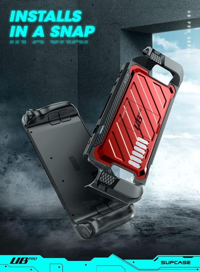 SUPCASE [Unicorn Beetle Pro Series] Case Designed for Steam Deck (2022) / Steam Deck OLED(2023), Rugged Slim Protective Case with Kickstand - Guldan - Image 5