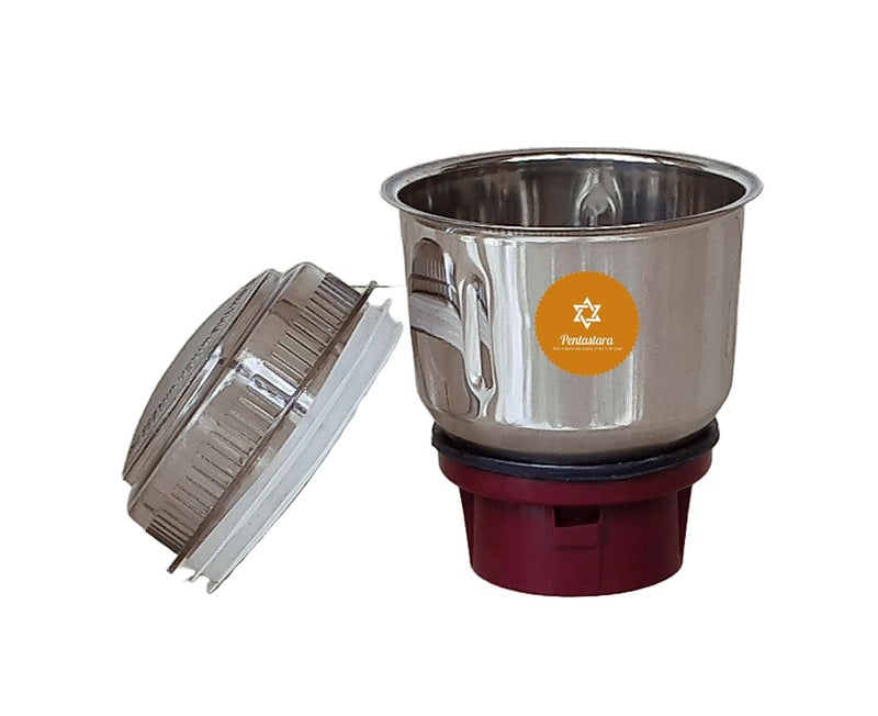 PENTASTARAChutney Jar for AMMA RED Mixer Grinders 400ml Capacity - Image 1