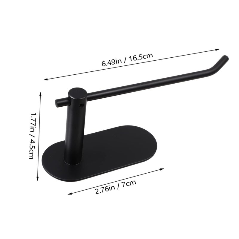 Silver Wall Mounted Towel Rack and Toilet Paper Holder Bathroom Decor - Image 2