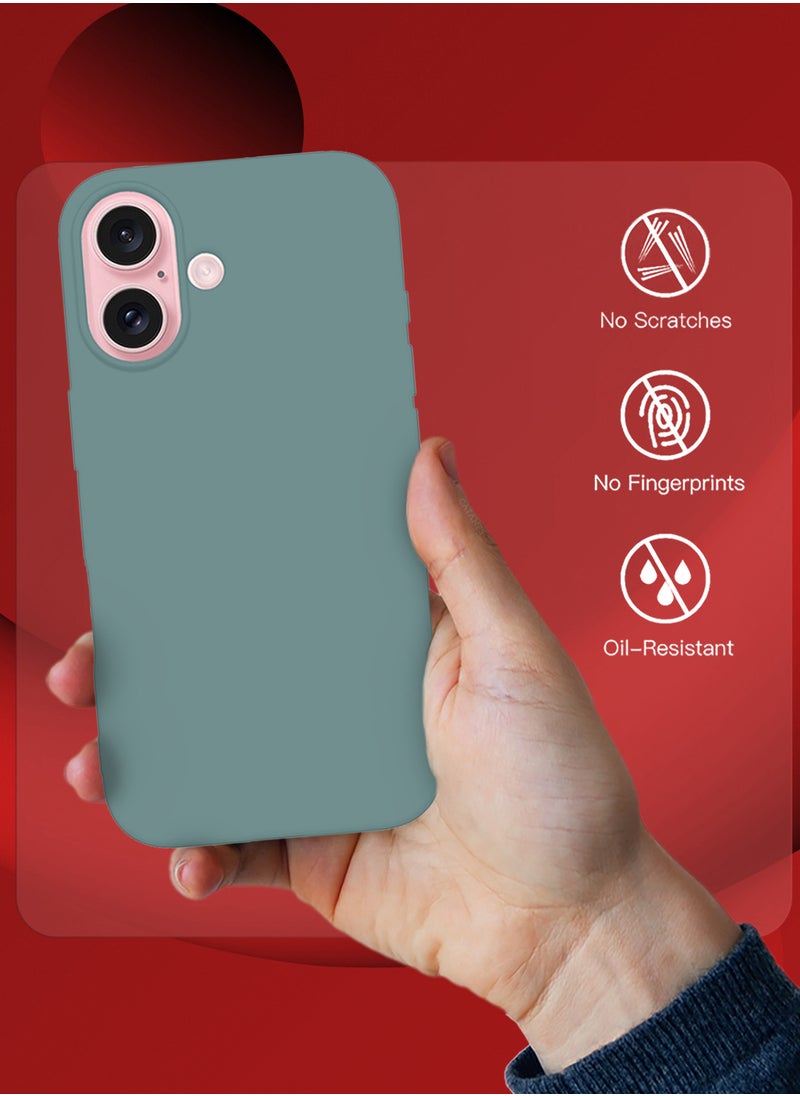 CATANES (for iPhone 16) 3 Pack Case and 2 Screen Protectors, Slim Silicone Case, Full Covered Anti Scratch Shockproof Protective Cover  - Image 3