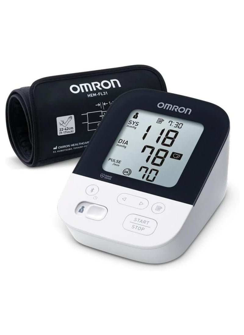 Omron - Omron M4 Intelli IT Upper Arm Automatic Blood Pressure Monitor for 2 Users - Image 1