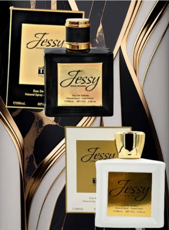 تي أر آي عطر جيسي اسود و عطر جيسي ابيض 100مل - Image 1