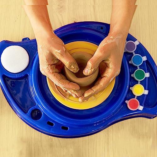 Made By Me Motorized Power Pottery Wheel - at Home Pottery Making – Clay Sculpting Activity for Kids Ages 6 and Up - Image 3