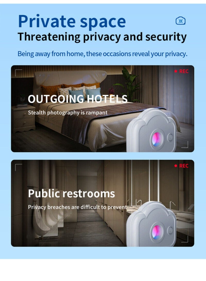 Portable Hidden Camera Detector, Infrared Spy Scanner and USB-C Pinhole Camera Tracker for Travel and Hotel Security - Image 5