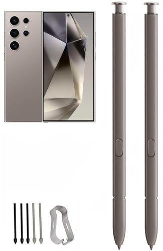 Befzygwk 2 Pcs Galaxy S24 Ultra Pen Replacement for Samsung Galaxy S24 Ultra 5G Touch Stylus Pen, Galaxy S24 S Pen Without Bluetooth Replacement Tips/Nibs (Gray) - Image 1