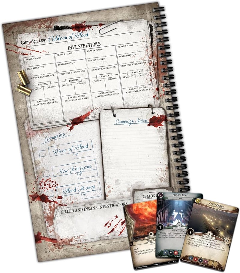 Asmodee Arkham Horror: The Card Game Children of Blood Small Campaign Expansion - Image 3