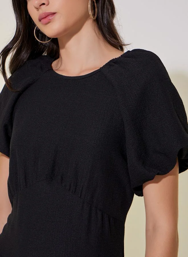 Take Two Ruffled Panel Maxi Dress