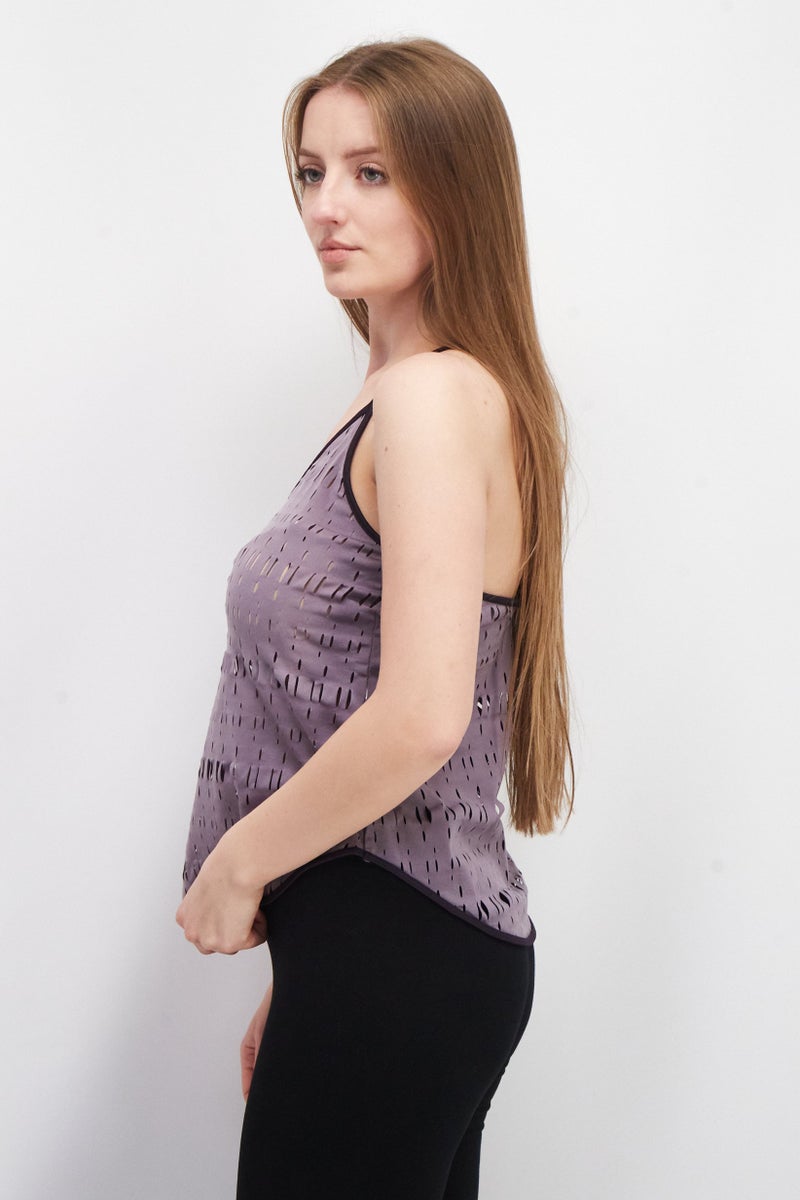 jumbo Women Sportwear Fit Sleeveless Training Top, Mauve - Image 4