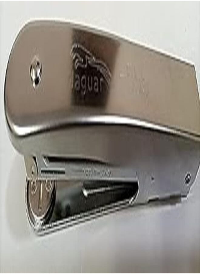 JAGUAR Jaguar 24/6 or 26/6 stapler, 35 sheets hd-555 indian made - silver 