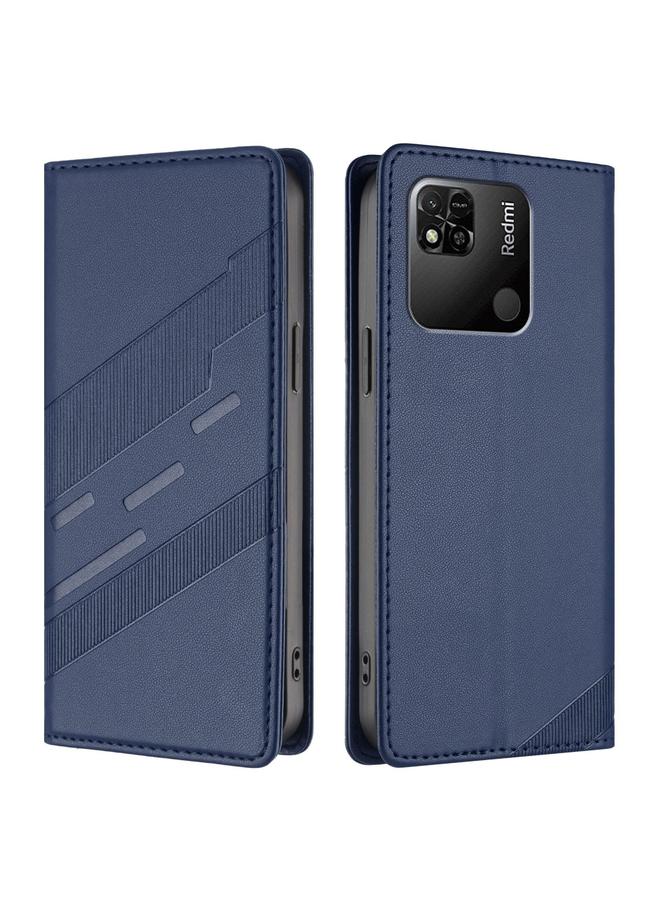 S-TOP Case For Redmi 10A / 9C Embossed Multi-functional Wallet Retro Leather Phone Case - Image 2