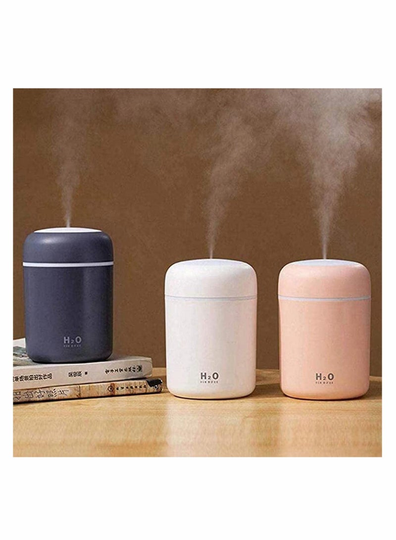 Excefore Portable Mini Humidifier, 300ml USB Personal Desktop Humidifier with 7-Color LED Night Light, Auto-Off, Ultra-Quiet, Suitable Heaithy Life for Home... - Image 4
