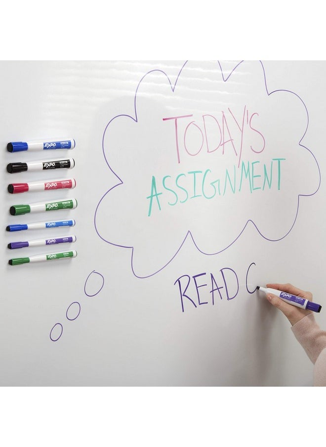 Expo Expo Magnetic Dry Erase Markers with Eraser, Chisel Tip, Assorted, 4 Count  - Image 3