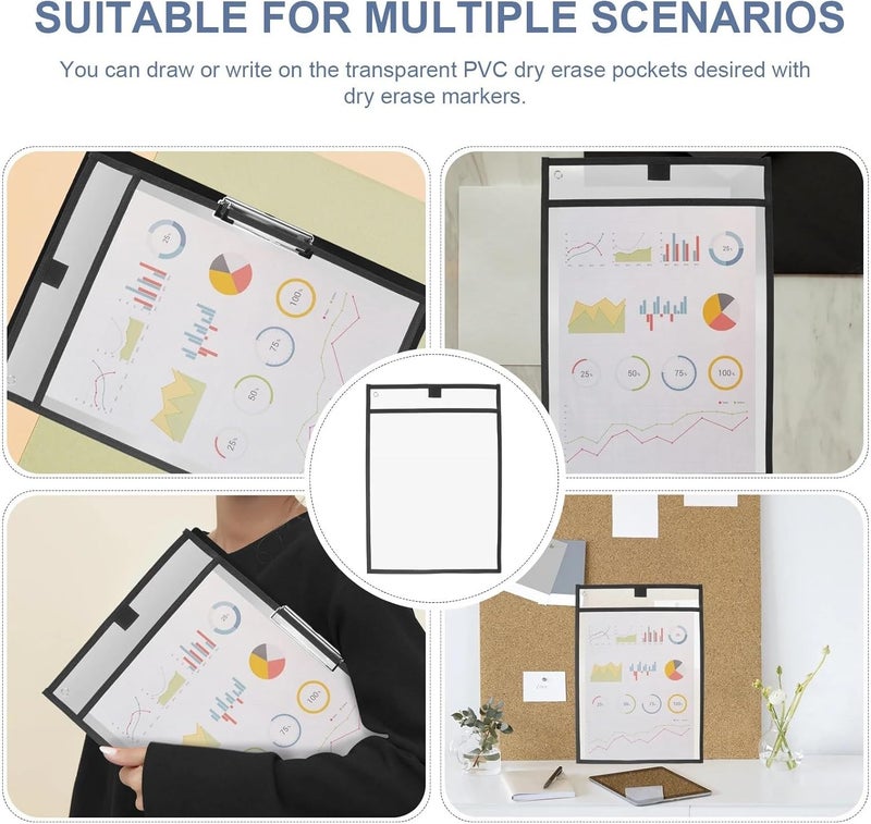 Safe material Dry Erase Pockets 12-Pack Clear Dry Erase Pockets with Pens, for Office Classroom & Home Use Dense area priority deliver Classified organized storage Multi warehouse process All governorates deliver All-round well-engineered practical build Stable inert material Flexible varied design Simple multi-color universal build Newly stocked local goods All-item matching trendy build Working day delivery service Nationwide warehouse layout Heavy load resistant Indoor outdoor all-purpose fit Single & bulk use compatible Precision processed material Global upgraded economical craftsmanship Wide range expanded design Confirmed available stock Remote area delivery Multi usage Varied dimensions Small apartment fit Durability boost selected material - Image 4