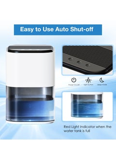 XiuWoo Electric Dehumidifier, 2000 ml, Quiet Small Dehumidifier for Bedroom, Electric Dehumidifier, Room Dehumidifier, Portable Quiet Small Mini Dehumidifier for Cellar  - Image 4