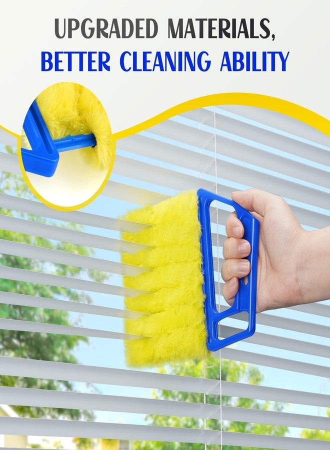 EVEPRUS 2025 Upgrade 2PCS Blind Cleaner Duster Tool,Window Blinds Cleaner Microfiber Washable,7 Fingers Blind dusters for Cleaning Window,Air Conditioner Vent - Image 2