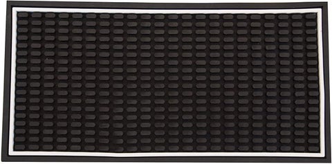 NILKANTH® Premium Bar Mat 12n x 6in. 1cm Thick Durable and Stylish Bar Mat for Spills. Service Mat for Coffee, Bars, Restaurants and Counter Top Dish Drying Mat, Glass Drying Mat